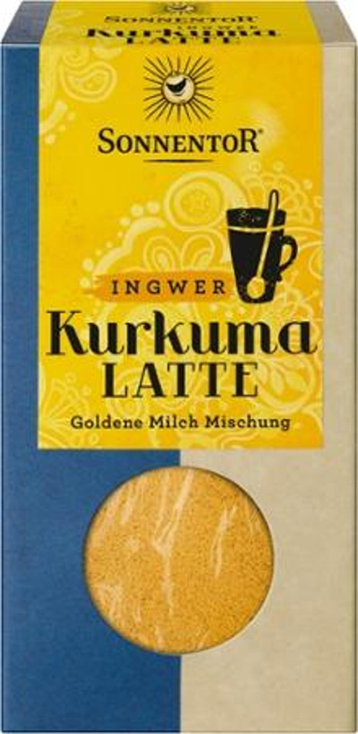 Produktfoto zu Trink Kurkuma Latte Ingwer - Goldene Milch
