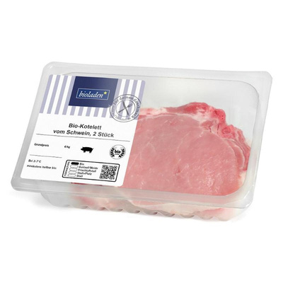 Produktfoto zu Kotelett vom Schwein, 2Stück ca 450g_Packung