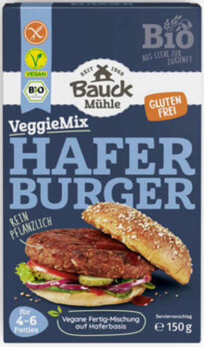 Produktfoto zu Hafer BBQ Burger glutenfrei