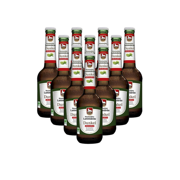 Produktfoto zu Lammsbräu dunkel alkoholfrei 10x0,33l