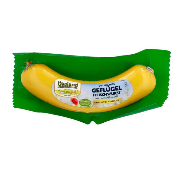 Produktfoto zu Delikatess Geflügel Fleischwurst 180g