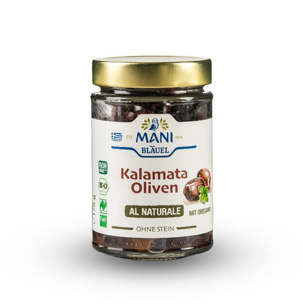 Produktfoto zu Kalamata Oliven al naturale, entkernt mit Oregano