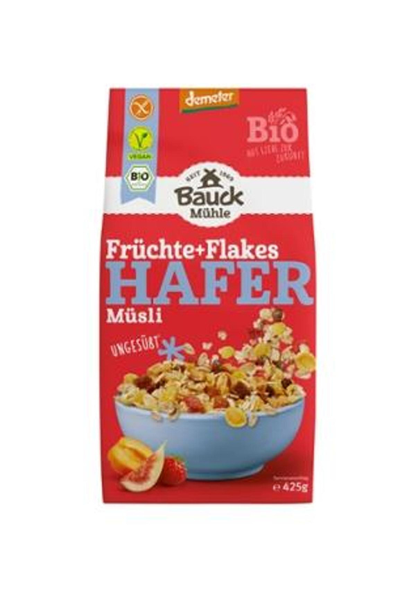 Produktfoto zu Hafermüsli Früchte Flakes glutenfrei