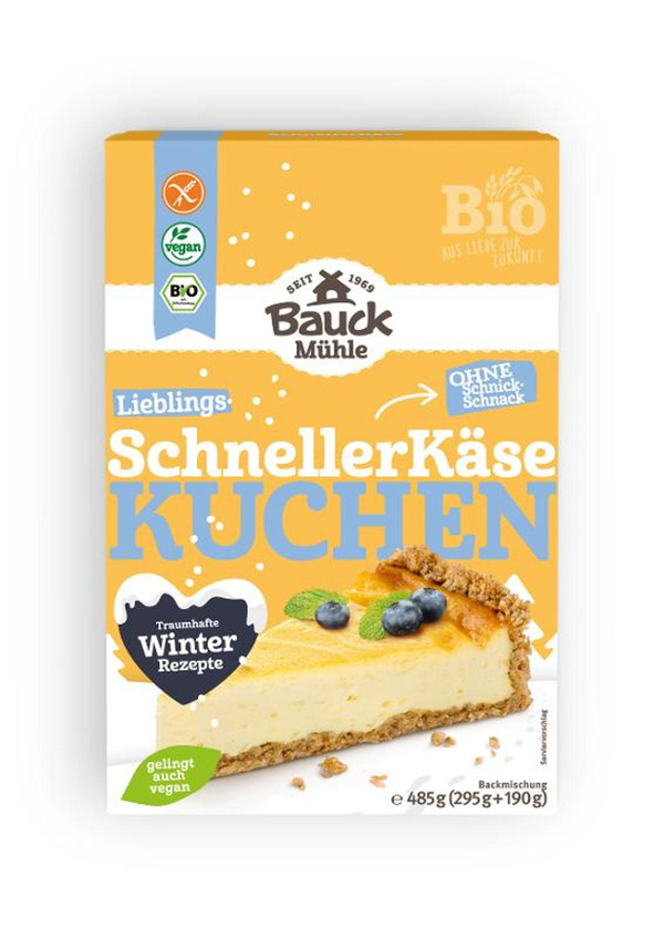 Produktfoto zu Käsekuchen (Der Schnelle) Backmischung 485g