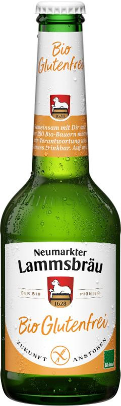 Produktfoto zu Lammsbräu glutenfrei Kiste 10x0,33l