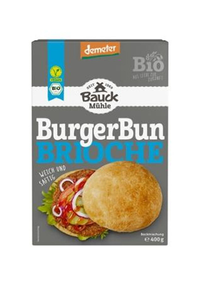 Produktfoto zu BurgerBun Brioche, Backmischung
