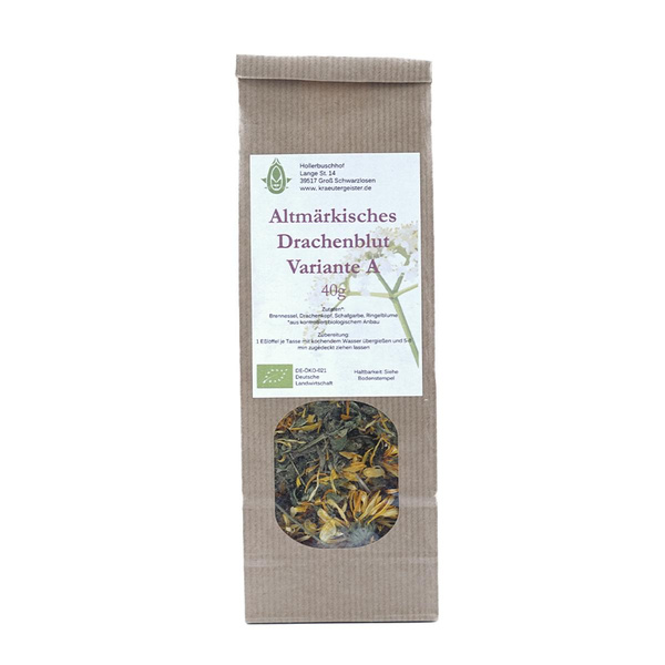 Produktfoto zu Altmärkisches Drachenblut Tee Variante A lose 40g