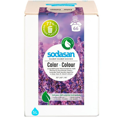 Produktfoto zu Color Flüssig Waschmittel Lavendel, 5l BaginBox
