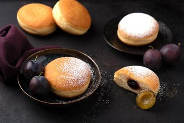 Produktfoto zu Berliner Pflaumenmus (Krapfen)