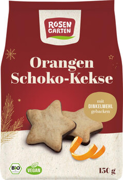 Produktfoto zu Orangen Schoko-Kekse Zartbitter
