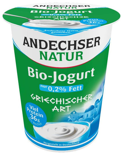 Produktfoto zu Joghurt griechischer Art 0,2% Fett 400g
