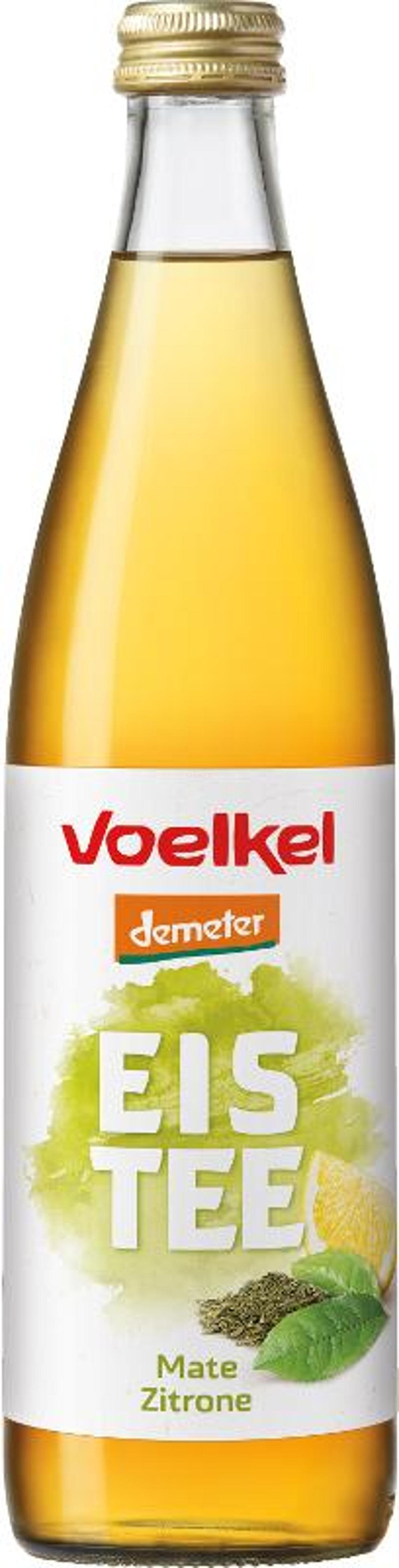 Produktfoto zu Fairer Eistee Mate Zitrone 0,5L