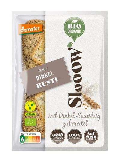 Produktfoto zu Dinkel Rusti Brötchen 4er Beutel Aufbackware