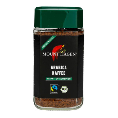 Produktfoto zu Mount Hagen Arabica Instant Kaffee entkoffeiniert 100g