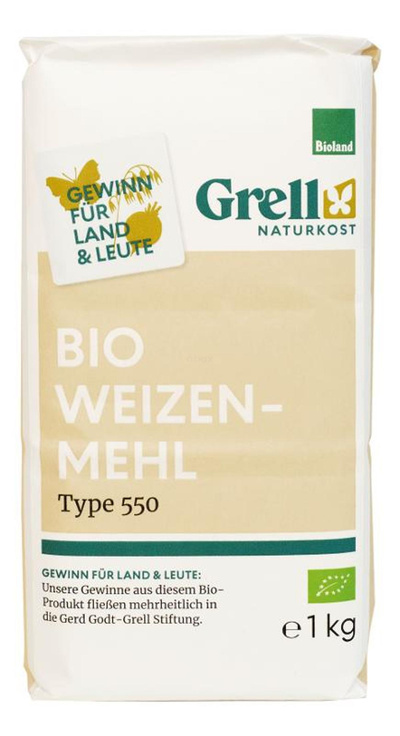 Produktfoto zu Weizenmehl Typ 550 1000g