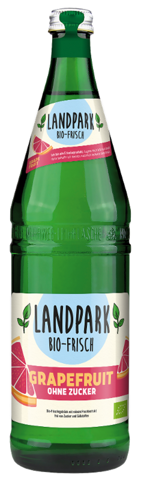 Produktfoto zu Mineralwasser Frisch Grapefruit ohne Zuckerzusatz 0,75l
