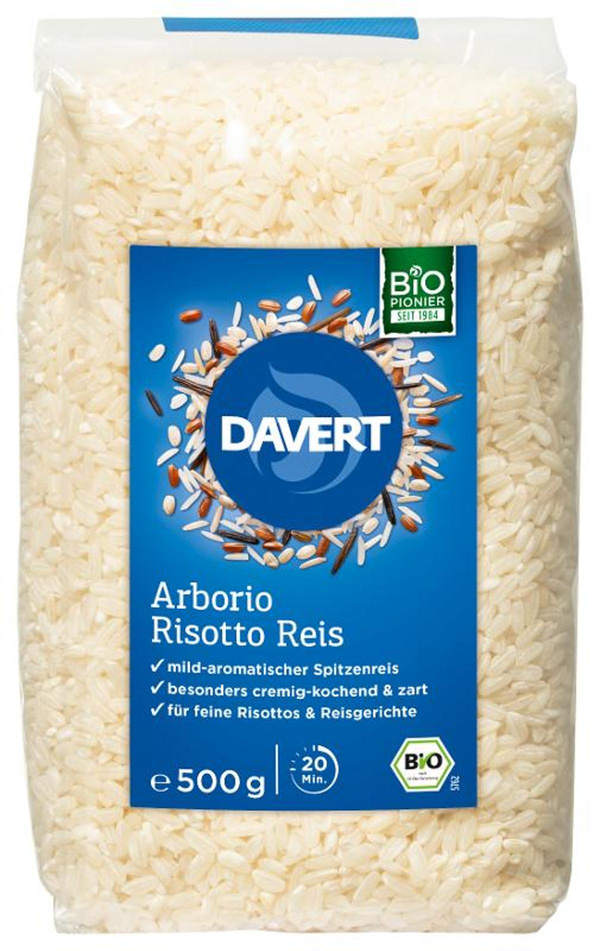 Produktfoto zu Arborio-Reis weiß für Risotto 500g