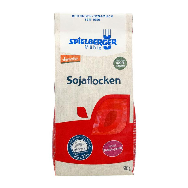 Produktfoto zu Sojaflocken, Demeter 500g