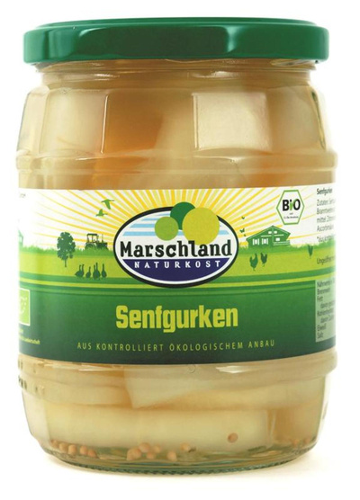Produktfoto zu Senfgurken Glas 530g