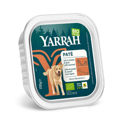 Produktfoto zu Hundefutter Schale Pastete - Huhn & Ente, getreidefrei 12x100g