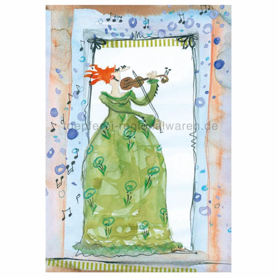 Produktfoto zu Postkarte 64 Geige