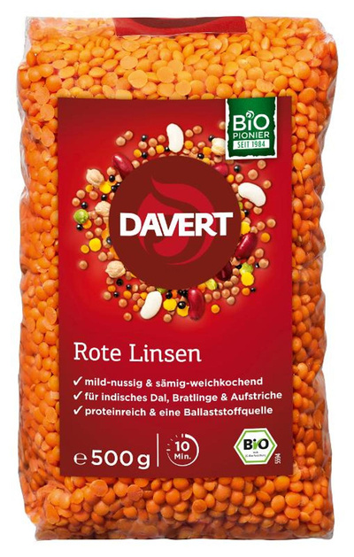 Produktfoto zu Linsen rot 500g