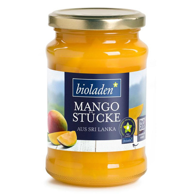 Produktfoto zu Mangostücke Glas 370g