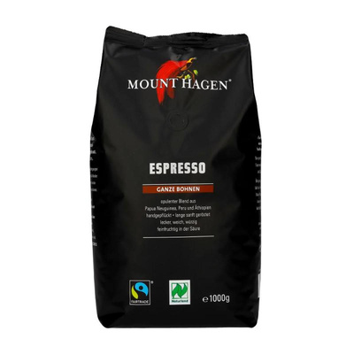 Produktfoto zu Espresso Fairtrade ganze Bohne, 1kg