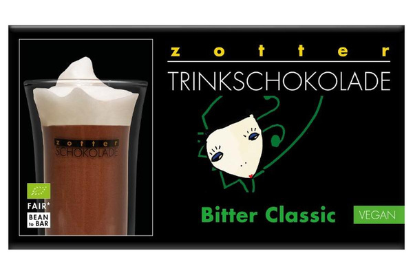 Produktfoto zu Trinkschokolade BitterClassic von Zotter