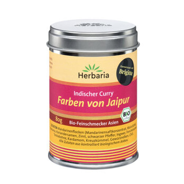 Produktfoto zu Indischer Curry Farben von Jaipur 80g