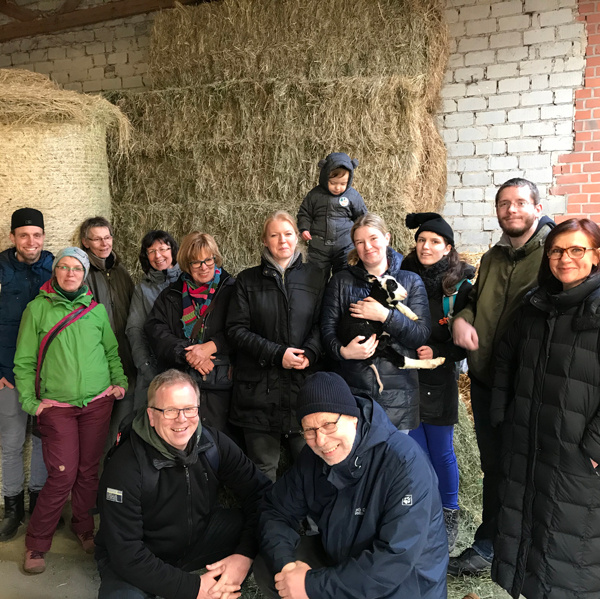 Grünland Bio Lieferant Vollkornbäckerei Scharnebeck Teambild