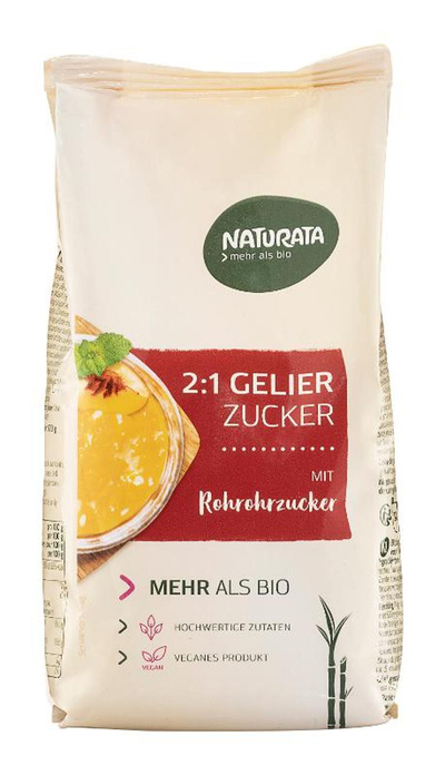 Produktfoto zu Gelierzucker 2:1 500g Naturata