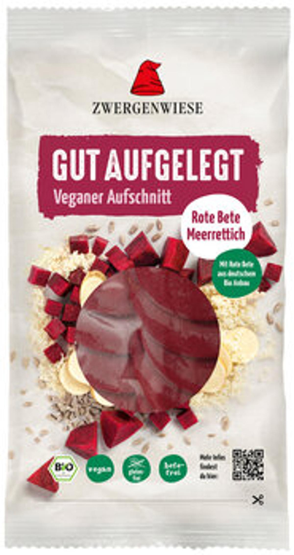 Produktfoto zu Gut Aufgelegt Veganer Aufschnitt, Rote Bete Meerrettich