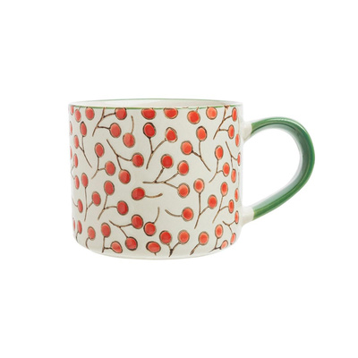 Produktfoto zu Tasse Vintage Garden rot