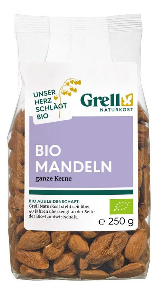 Produktfoto zu Mandeln ganze Kerne 250g