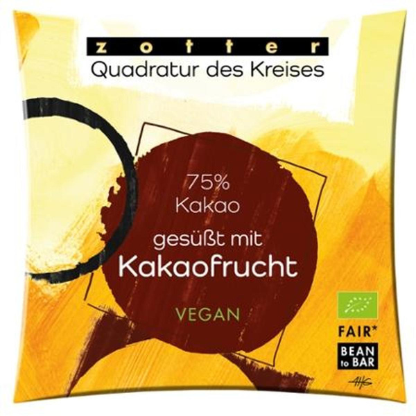 Produktfoto zu Quadratur des Kreises - 75% Kakao, gesüßt mit Kakaofrucht