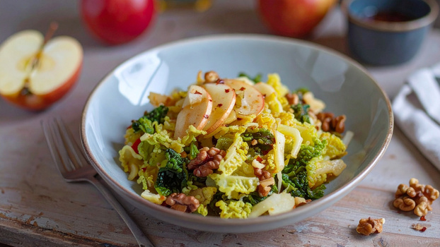 Rezeptbild für Wirsingsalat mit Apfel
