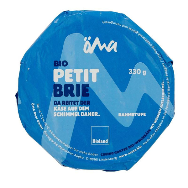 Produktfoto zu Petit Brie natur ÖMA Bioland 330g