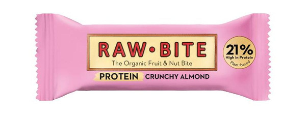 Produktfoto zu Raw Bite Protein Crunchy - Frucht und Nussriegel