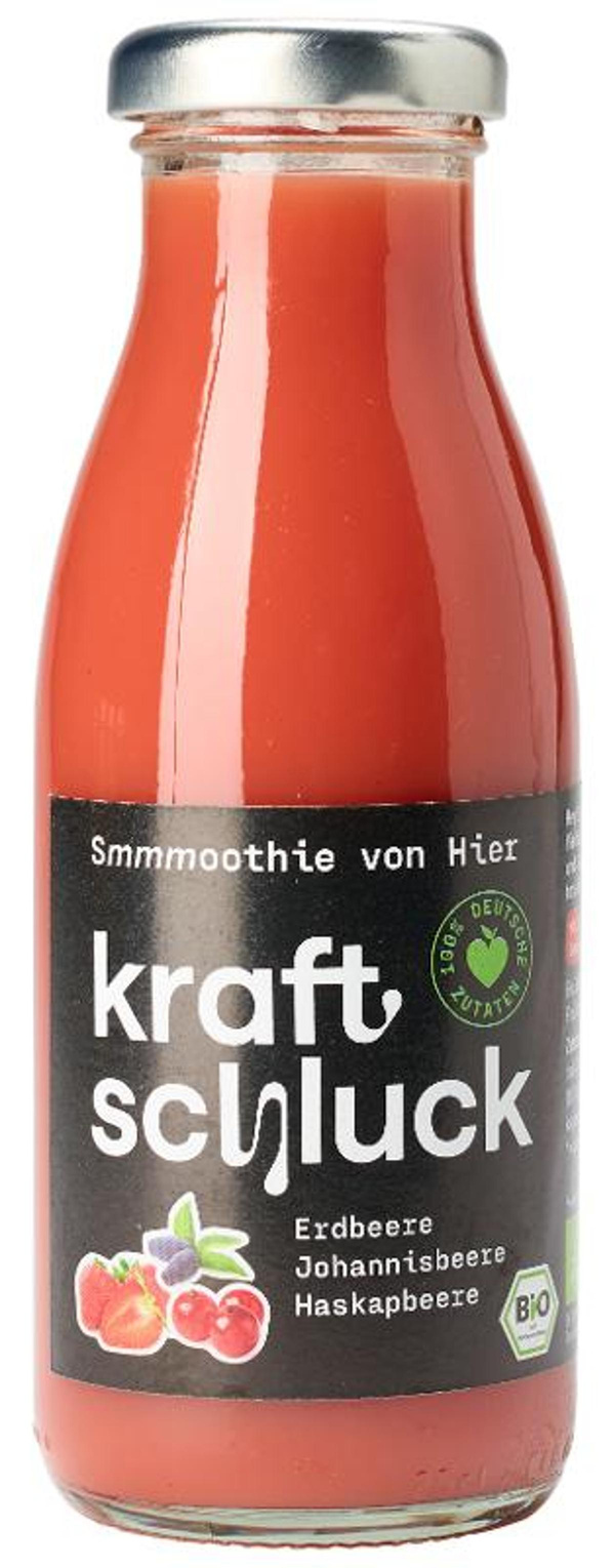 Produktfoto zu Roter Erdbeer Smoothie 250ml