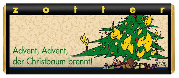 Produktfoto zu Advent, Advent der Christbaum brennt - Gebrannte Mandeln 70g