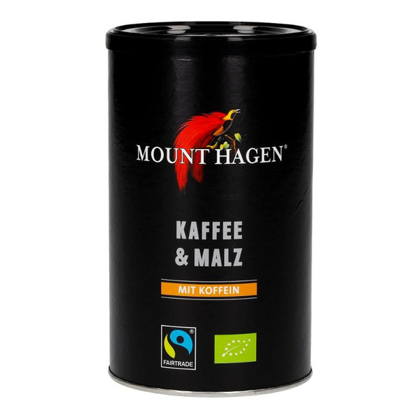 Produktfoto zu Mount Hagen Kaffee und Malz Instant (Dose) 100g