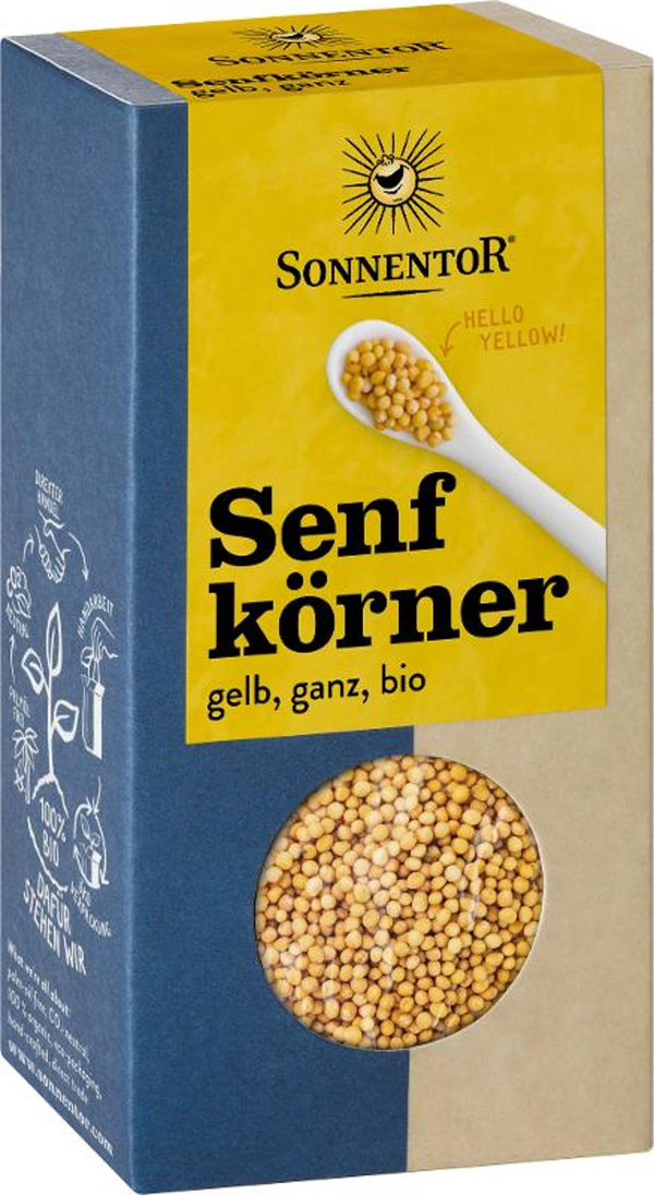 Produktfoto zu Senfkörner gelb bio 120g
