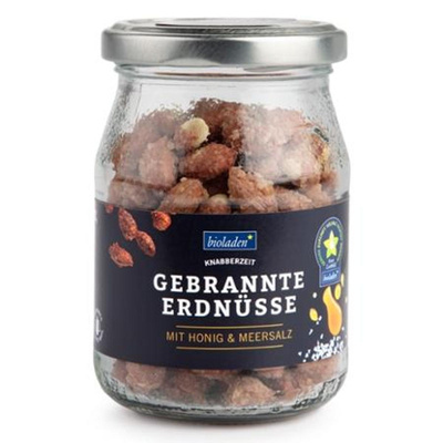 Produktfoto zu b*gebrannte Erdnüsse mit Honig & Salz