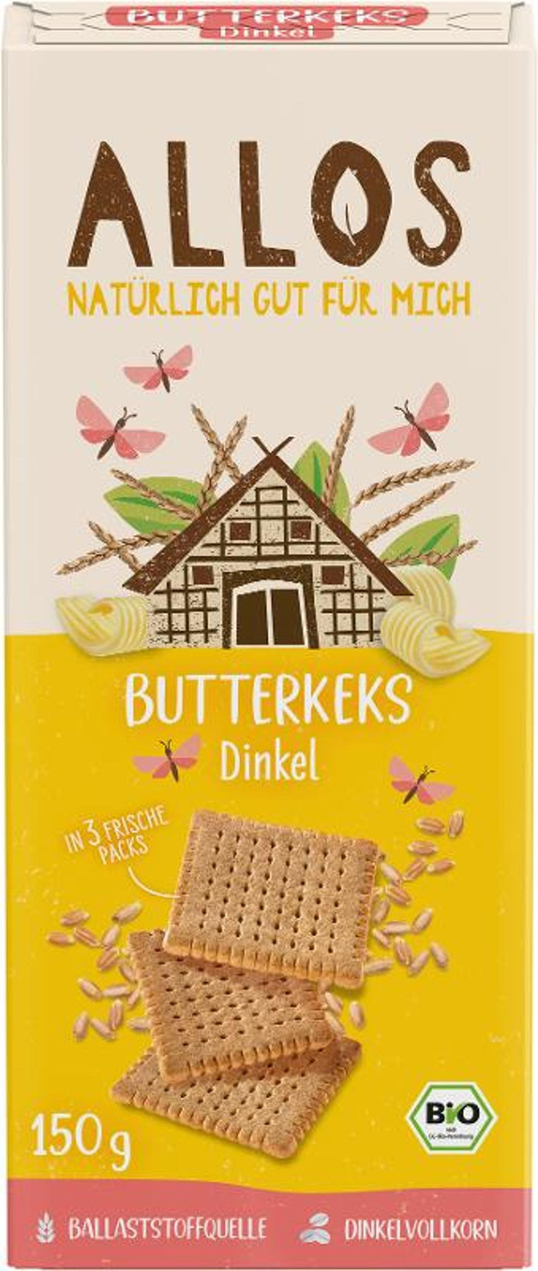 Produktfoto zu Dinkel-Butterkeks 150g