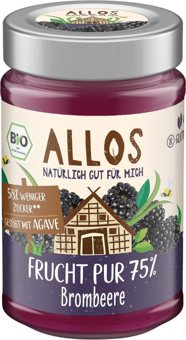Produktfoto zu Frucht Pur 75% Brombeere 200g