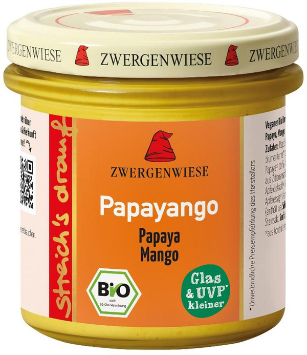 Produktfoto zu streichs drauf - Aufstrich Papayango 135g