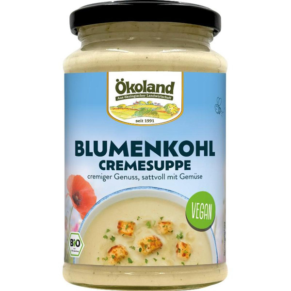 Produktfoto zu Blumenkohl Cremesuppe, vegan  (Glas)