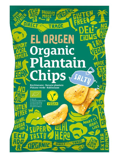 Produktfoto zu Kochbananen Chips mit Meersalz