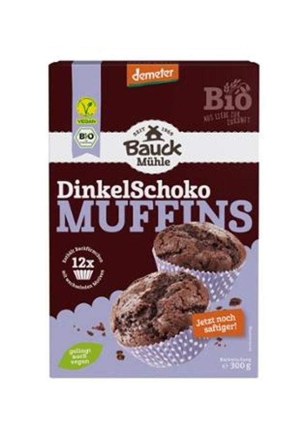 Produktfoto zu Dinkel-Schoko-Muffins Backmischung 300g